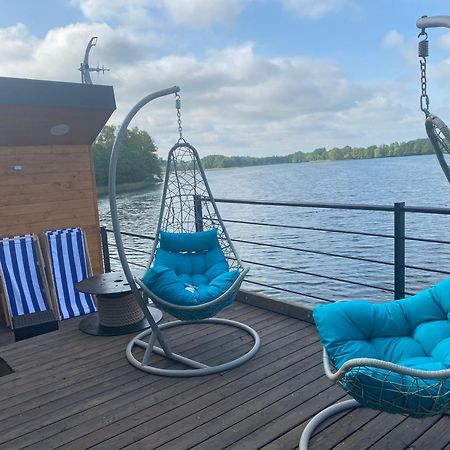 Dom Na Wodzie Nad Jeziorem Krzywe Piecki  Esterno foto